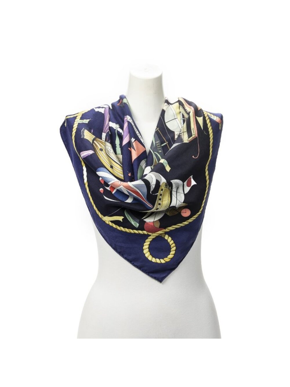 Hermes Scarf Navy